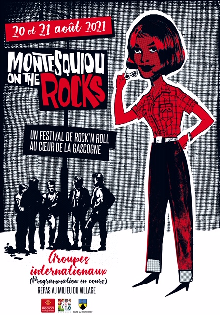 Affiche rock à Montesquiou 2021