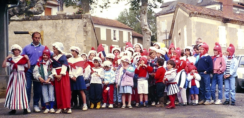 L'école de Montesquiou en 1989