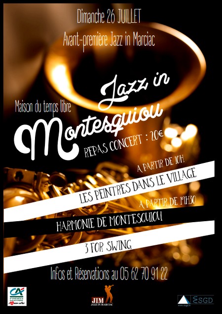 Affiche Jazz à Montesquiou
